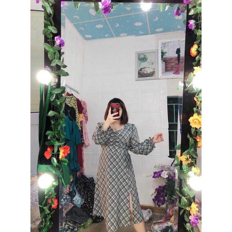 Đầm xẻ tà Bigsize