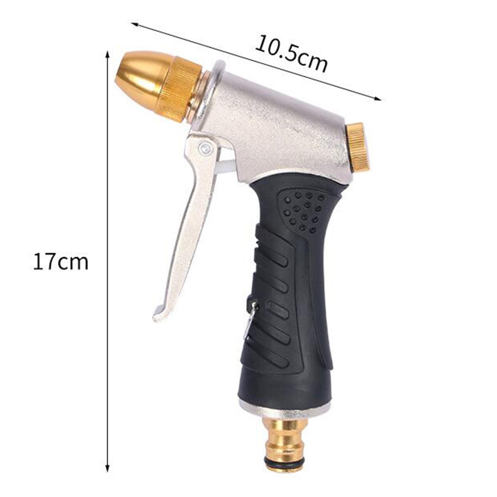 Upgrade Garden Hose Nozzle Sprayer, Heavy Duty Metal Handheld Water Nozzle High Pressure in 3 Spraying Modes for Car Washing, Patio and Pet