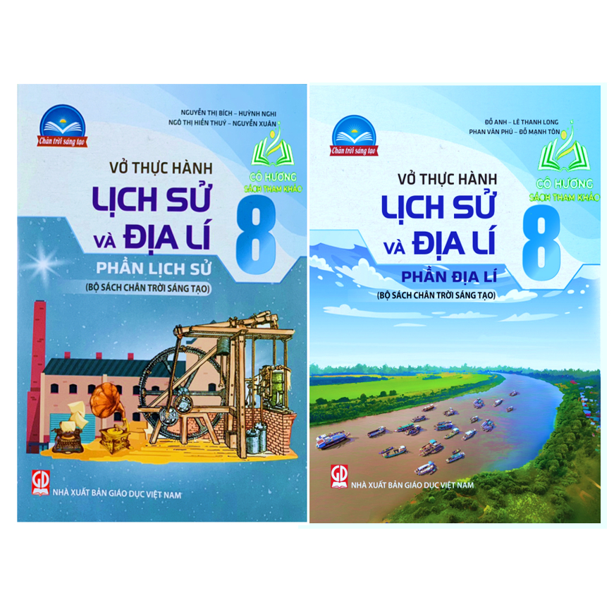 Sách - Vở thực hành Lịch sử và Địa lí 8 – phần Địa lí (Bộ sách chân trời sáng tạo)