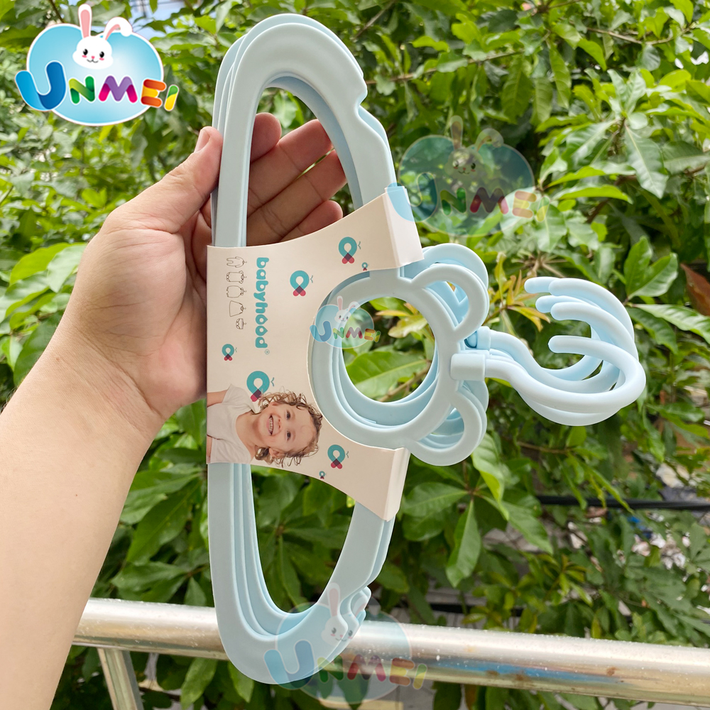 Set 5 móc quần áo trẻ em Baby Hood