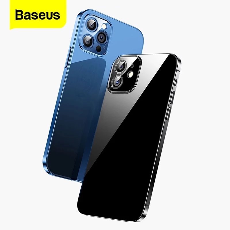 Ốp lưng trong suốt Baseus Simple Case dùng cho iPhone 12 mini / iPhone 12 / iPhone 12 Pro / iPhone 12 Promax _ Hàng Nhập Khẩu