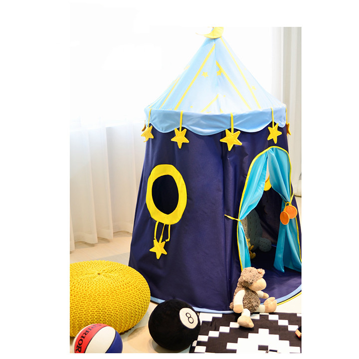 Lều hoàng tử - công chúa cho bé có đèn, lều cho bé PR001 (giao màu ngẫu nhiên)