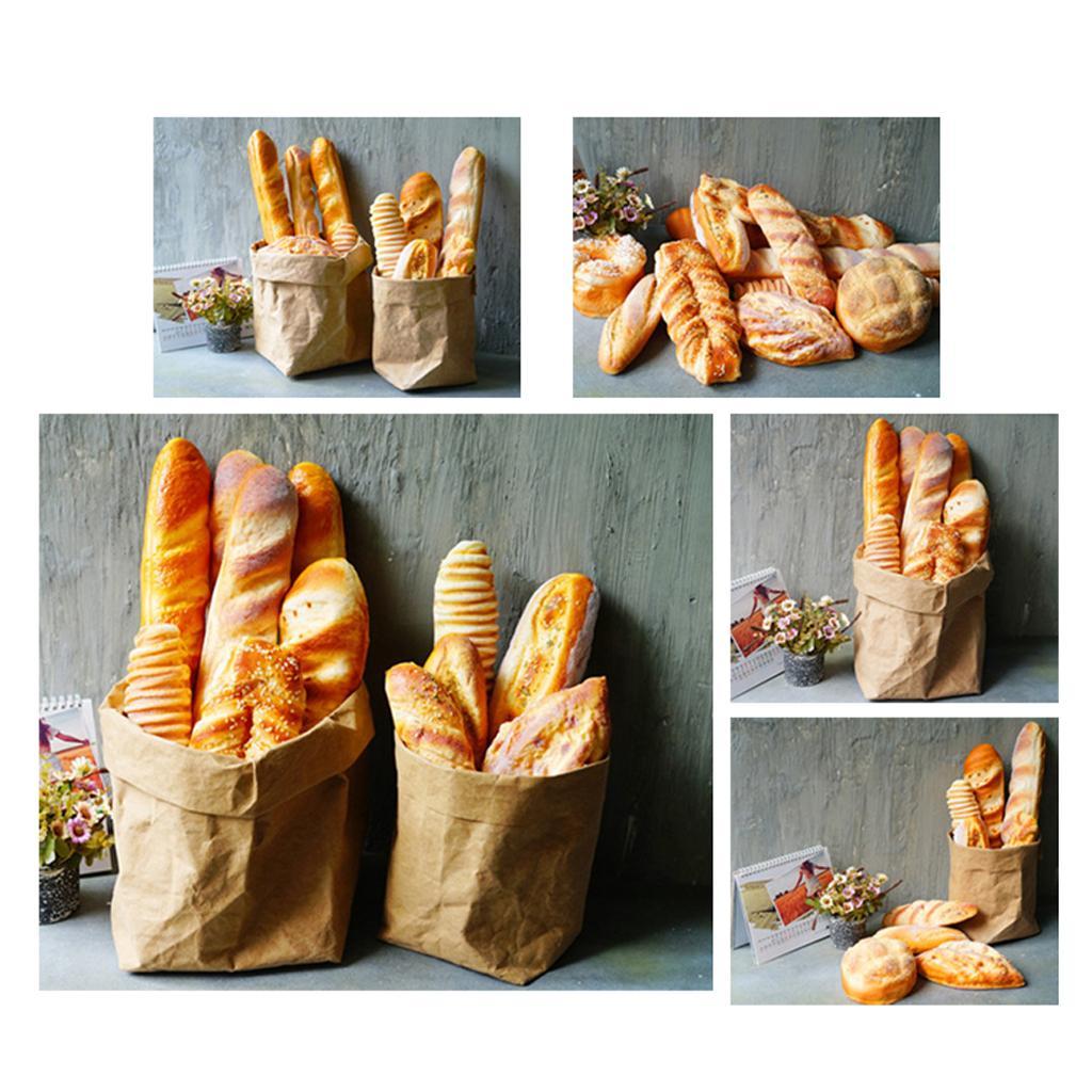Artificial Bread Cake Simulation Realistic Food Dessert Baguette Photo Props