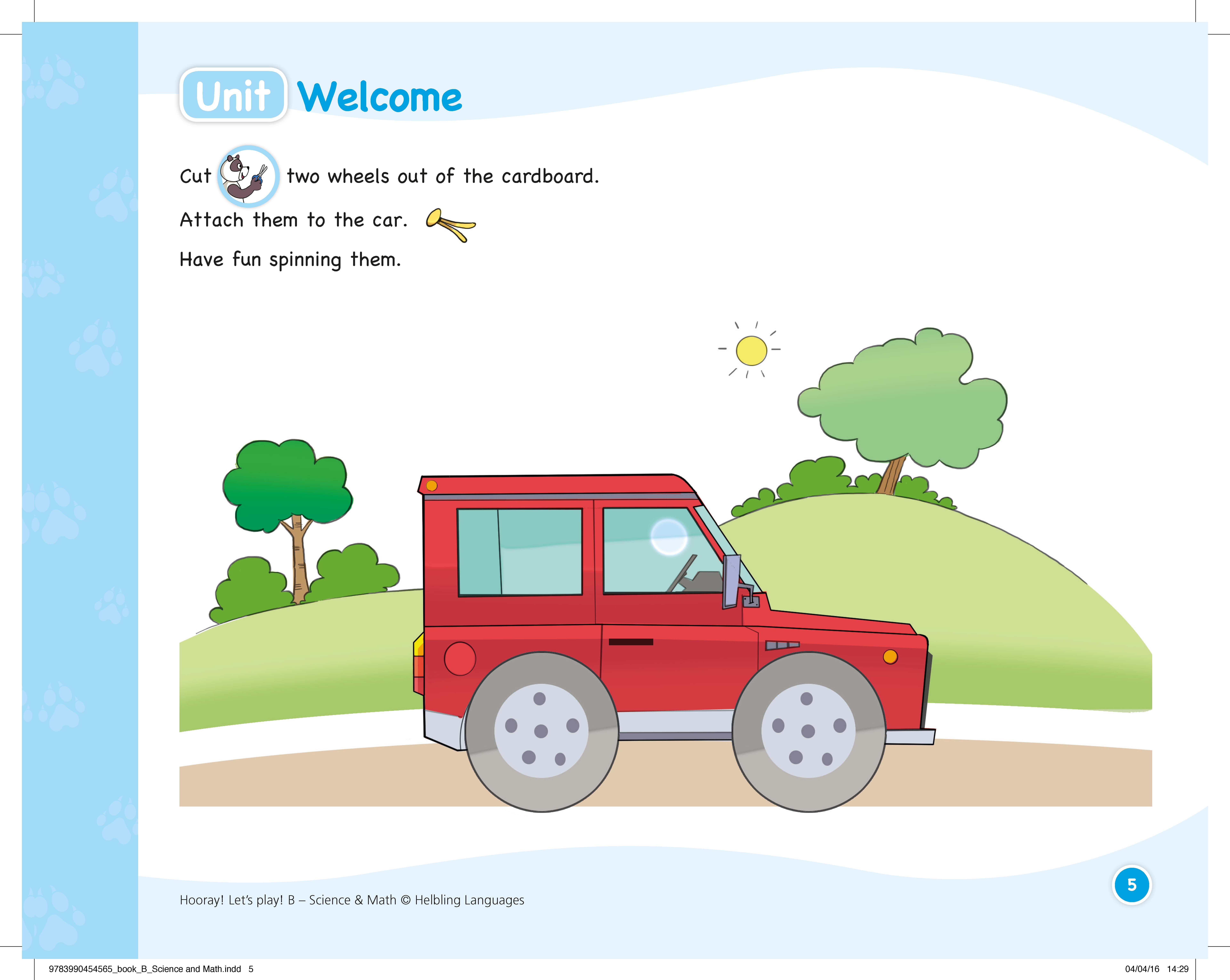 Hooray Let's Play Level B Math &amp; Science Activity Book