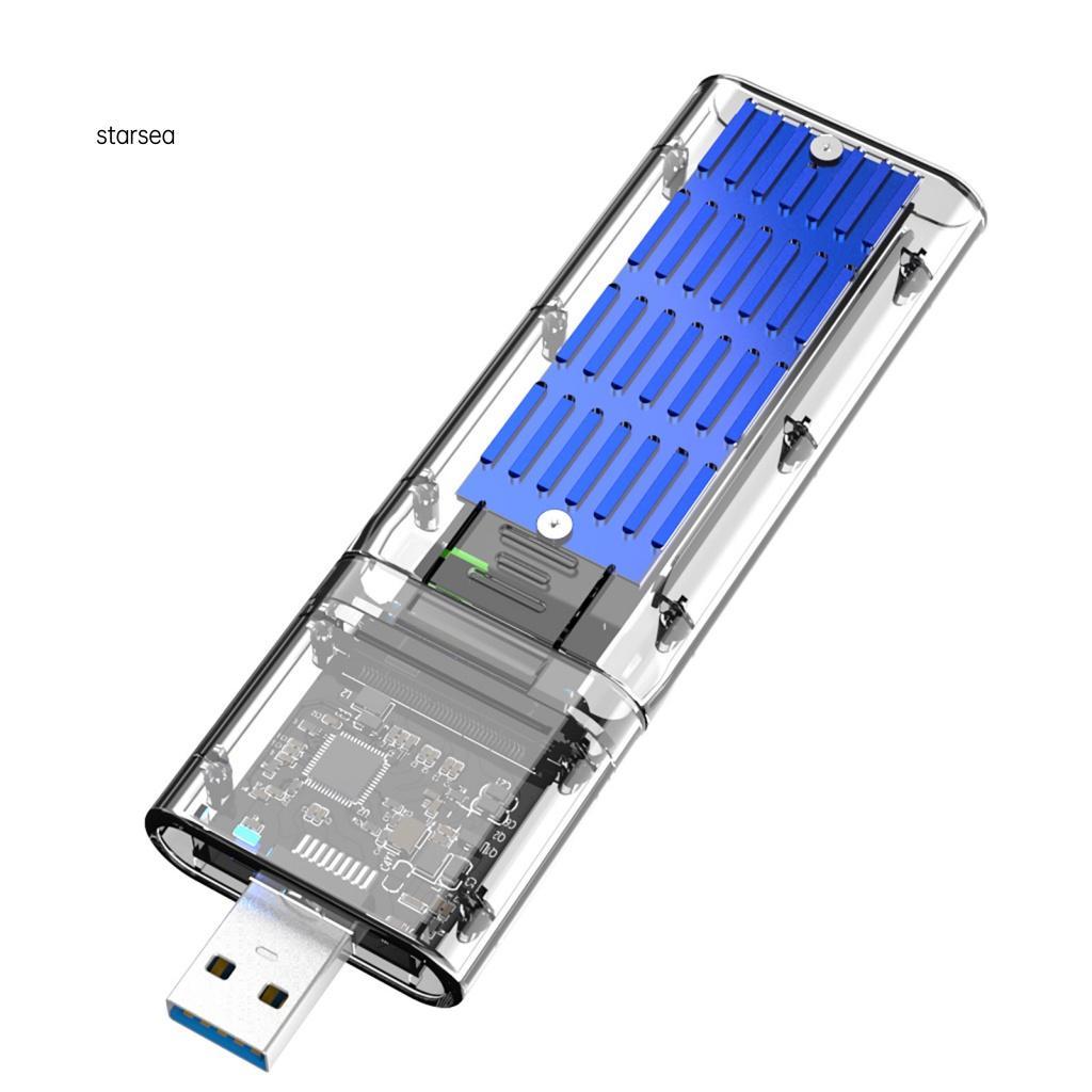 Hộp Ổ Cứng Bằng Hợp Kim Nhôm M.2 SATA NGFF Sang USB3.0 Gen1 SSD