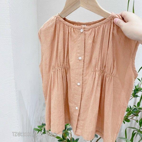 ÁO SƠ MI SÁT NÁCH XẾP LY-CP KID
