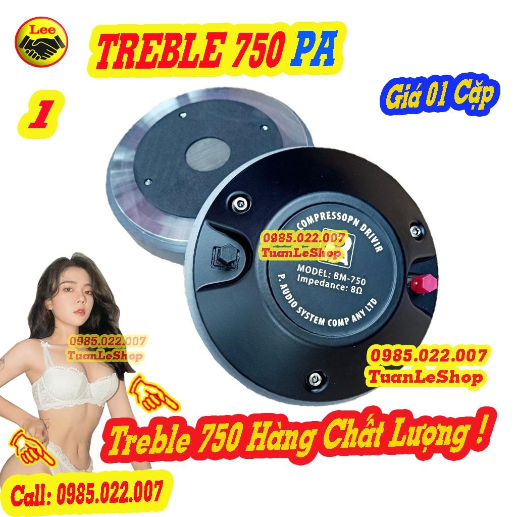 02 TREBLE 750 P A CÔN DET - CỦ KEN SÂN KHẤU – LOA TREP 750 -  GIÁ 01 CẶP LOA