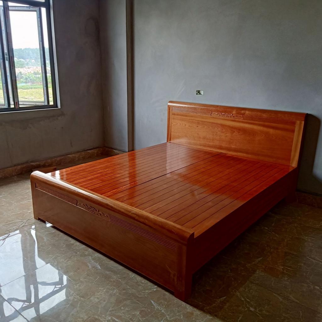 Giường ngủ gỗ xoan đào