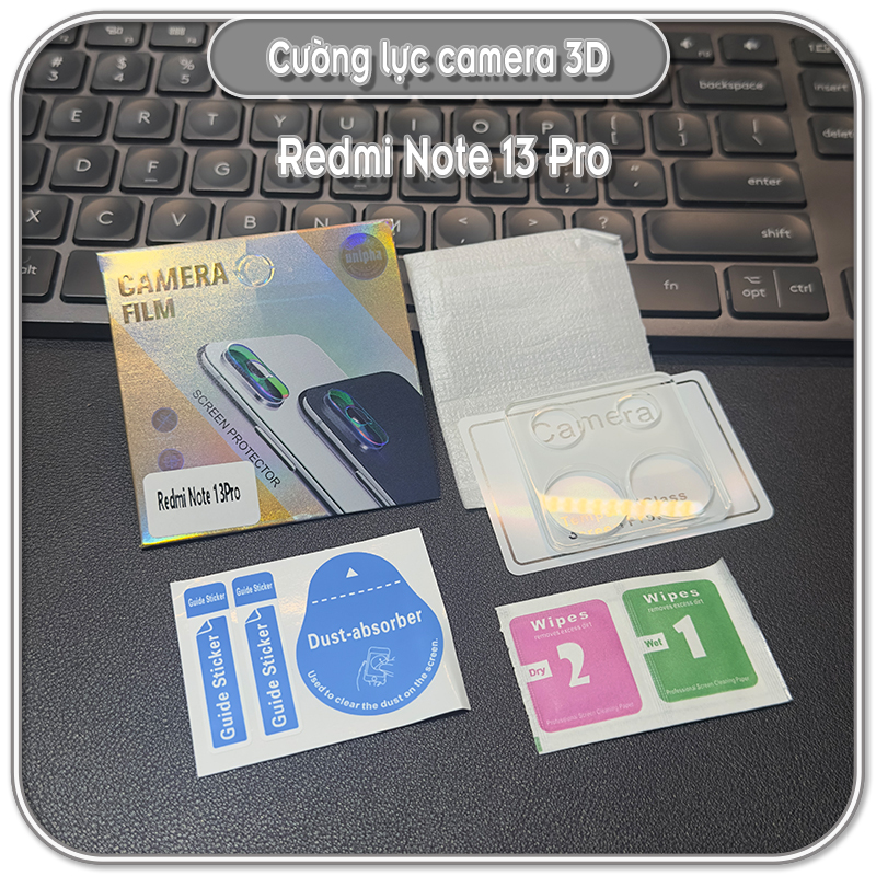 Cường lực Camera 3D cho Redmi Note 13 Pro