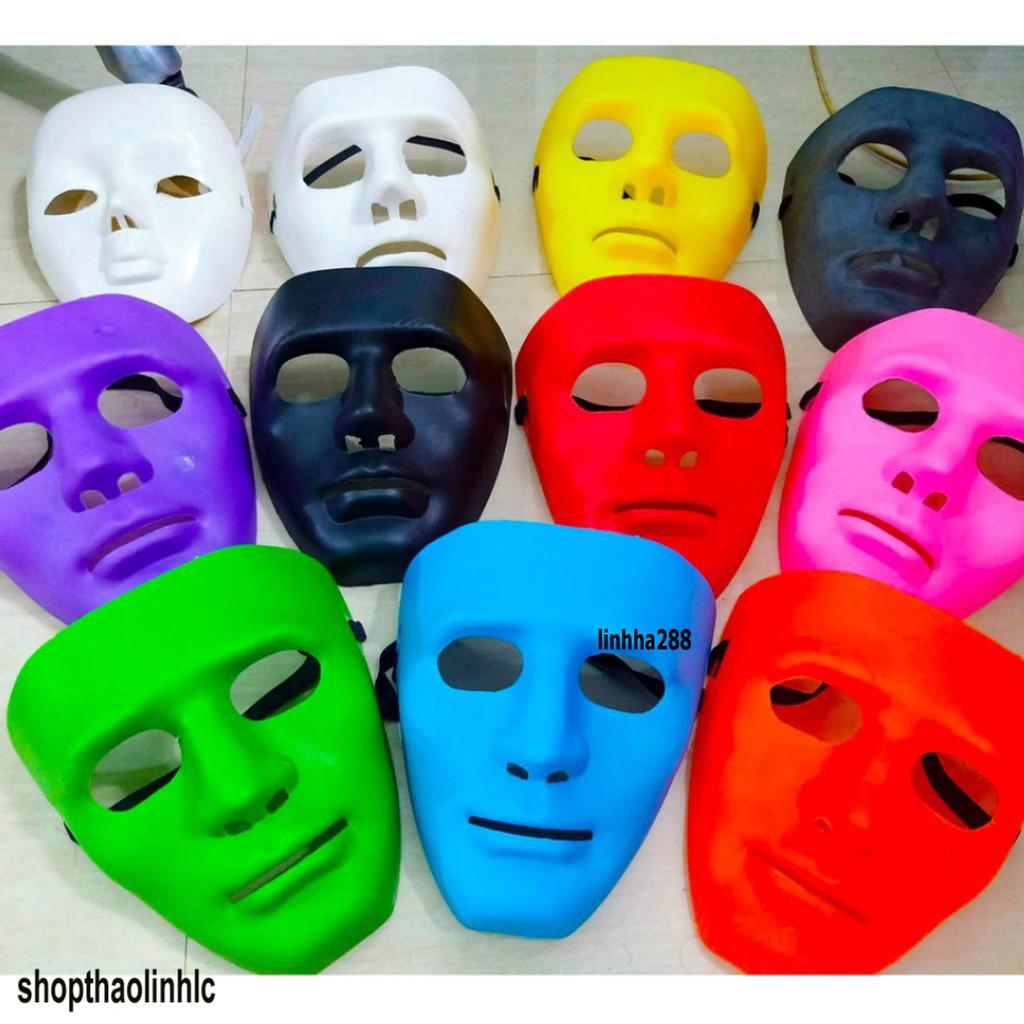 Mặt Nạ Jabbawockeez Mặt Nạ Cosplay Mặt Nạ Hóa Trang Màu Trắng i49 Hàng nhập khẩu