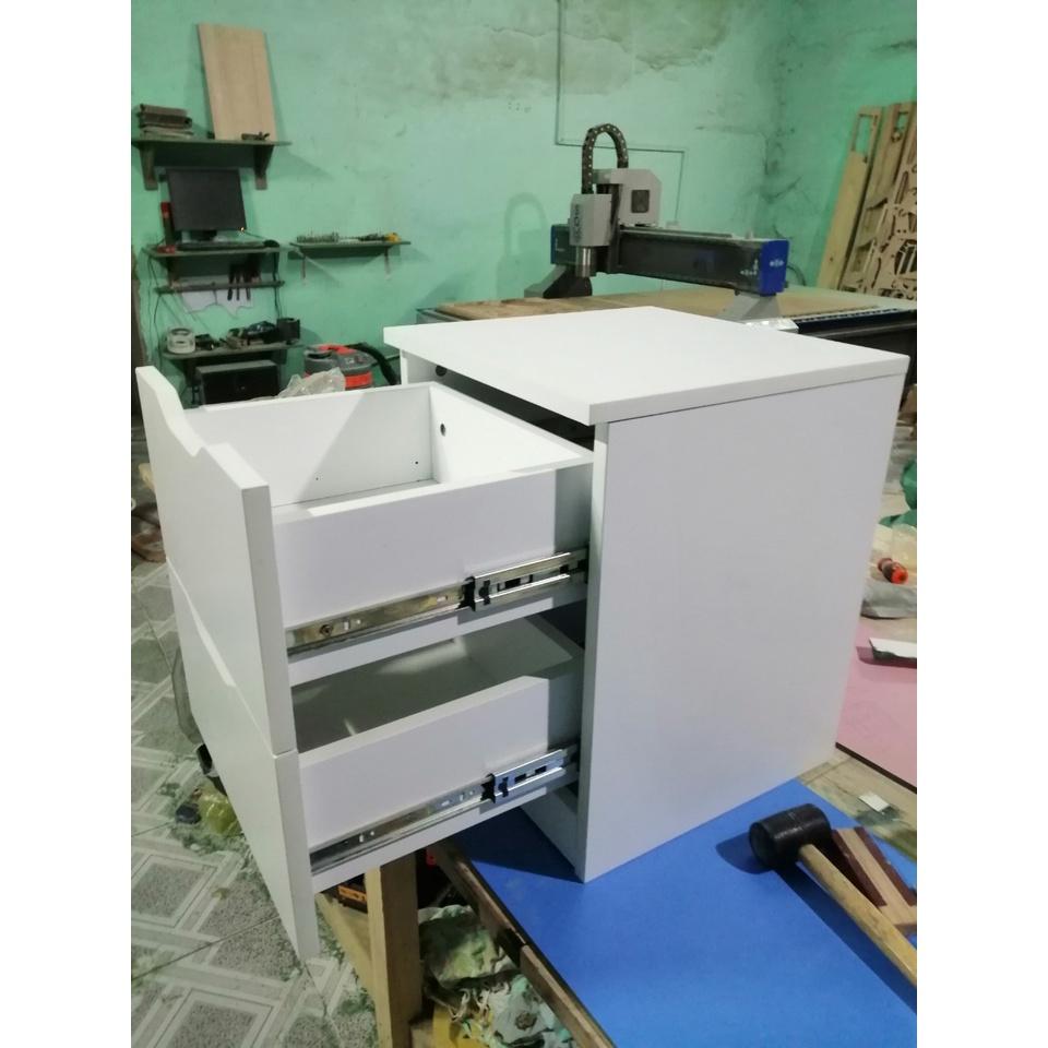 Tủ Đầu Giường SOHO-TADA 2 Ngăn Kéo / R40cm x D40cm x C50cm / Kệ Đầu Giường / Có Kèm Giấy Hướng Dẫn Lắp Ráp