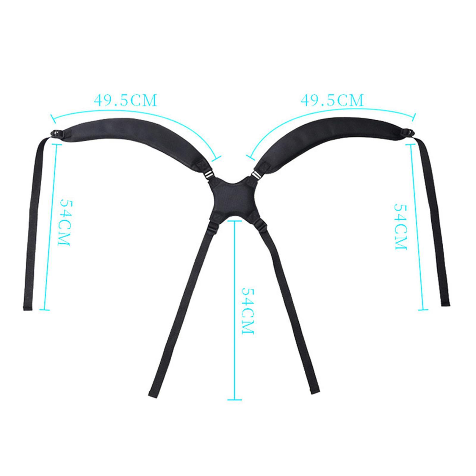 Golf Bag Strap Golf Stand Bag Shoulder Strap Adjustable Men Driving Range Padded Comfort Easy to Put on Carrying Strap Dual Shoulder Straps