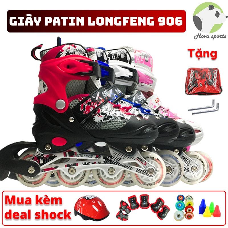 Giày Patin Longfeng 906 Có Thể Điều Chỉnh To Nhỏ Dành Cho Trẻ Em Và Người Lớn Cao Cấp