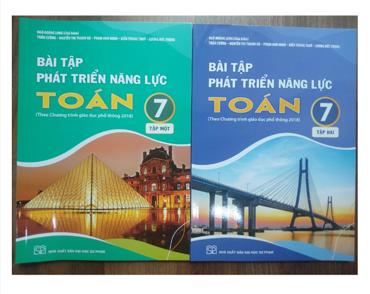 Sách - Combo Bài tập phát triển năng lực toán 7 tập 1 + 2