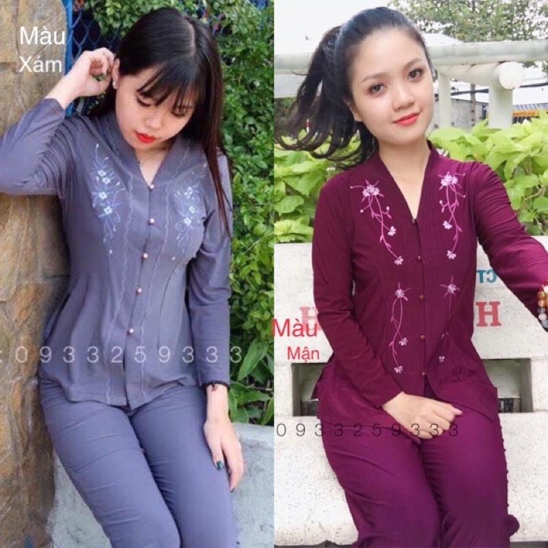 ĐỒ LAM ĐI CHÙA PHÁP PHỤC PHẬT GIÁO Thun Bà Lai