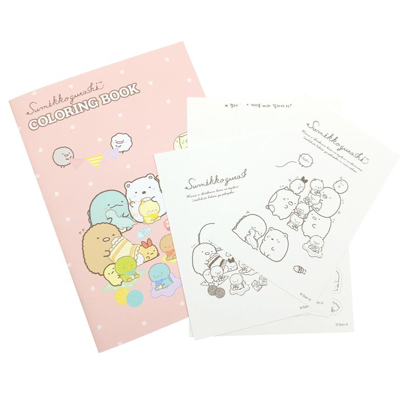Sổ Tô Màu Sumikko Gurashi - Magic Channel Ver.3 - Màu Hồng