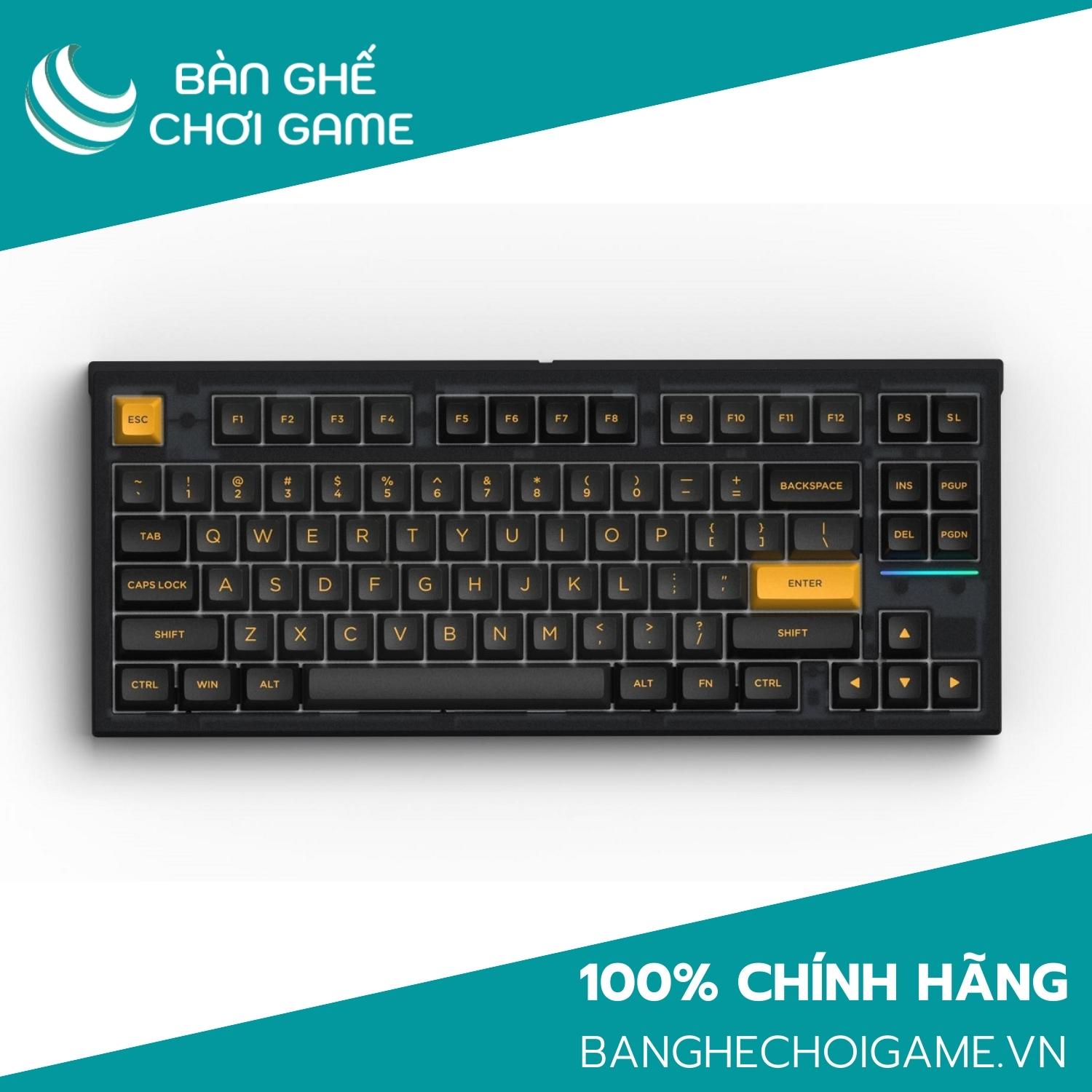 Bàn phím cơ FL-Esports FL750 Polar Night 3 Mode - Gasket Mount