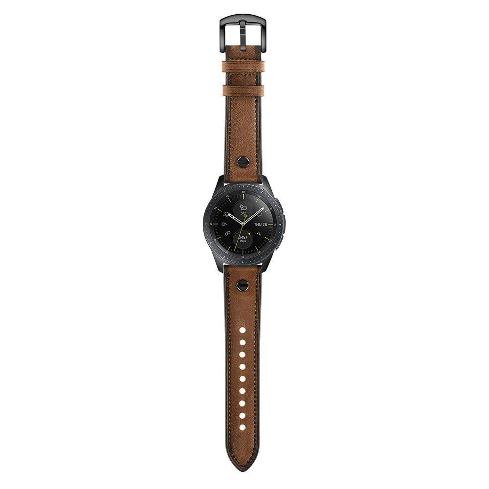 Dây Da Bò Nailed cho Galaxy Watch 4 / Watch 4 Classic / Galaxy Watch 3 / Galaxy Active 2 / Gear S3 / Garmin Vivo Venu / Huawei GT (Size 20mm/22mm)