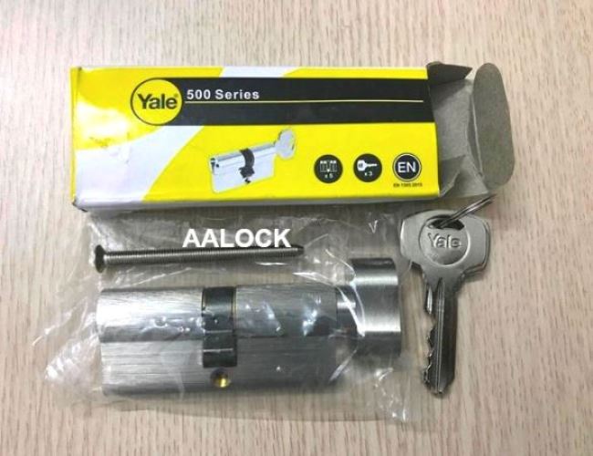 Ruột khóa cửa Yale 10-0503-3535-CK-22-11 một đầu chìa, một đầu chốt vặn