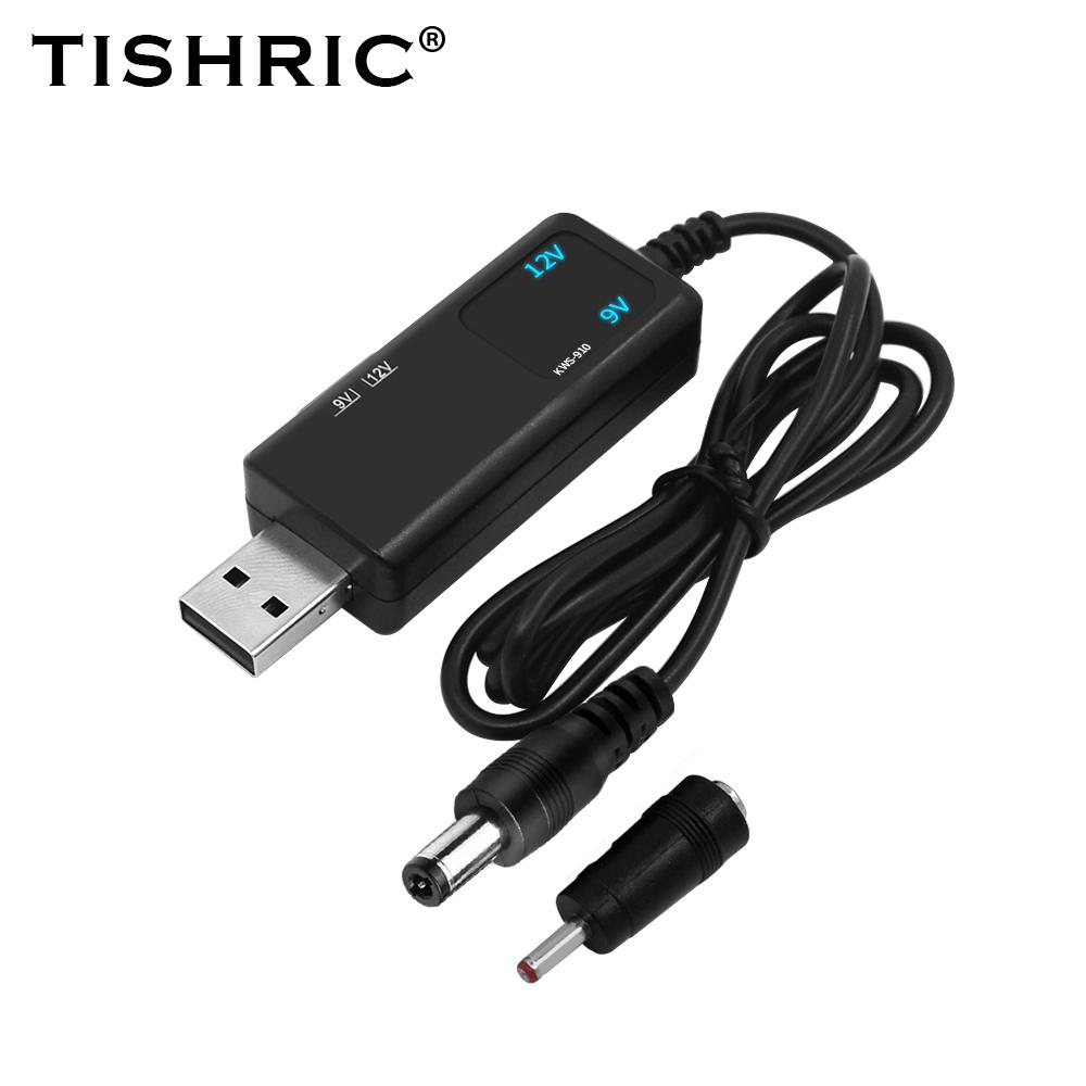 Tishric 5V USB DC 12V 9V Cáp nguồn USB sang DC Cáp chuyển đổi cho Jack 5.5/3,5mm Power Power Plug Jack thông qua PowerBank