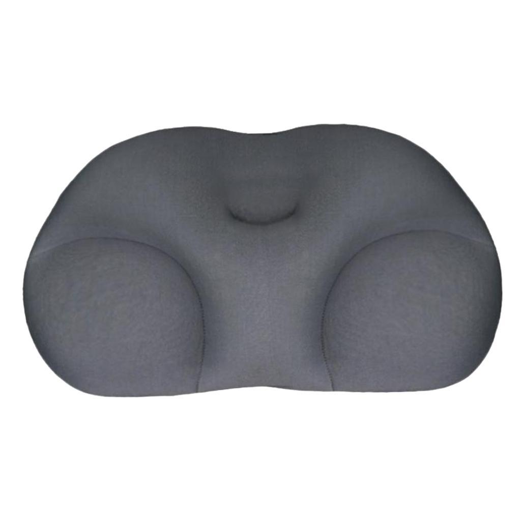 Travel Neck Pillow Headrest Support Neck Standard Firm Washable dark gray