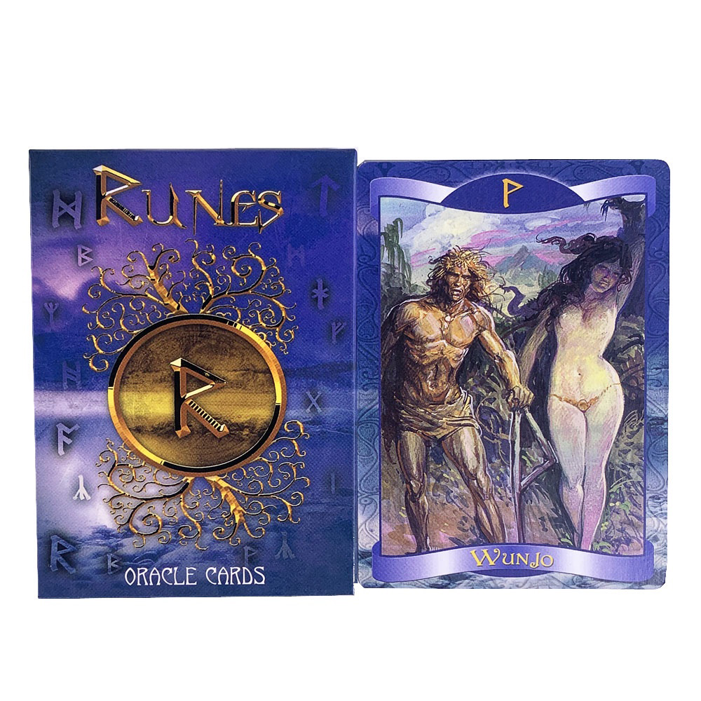 Bộ Bài Runes Oracle Cards Công Cụ Tiên Tri Thiêng Liêng 24 Lá Bài