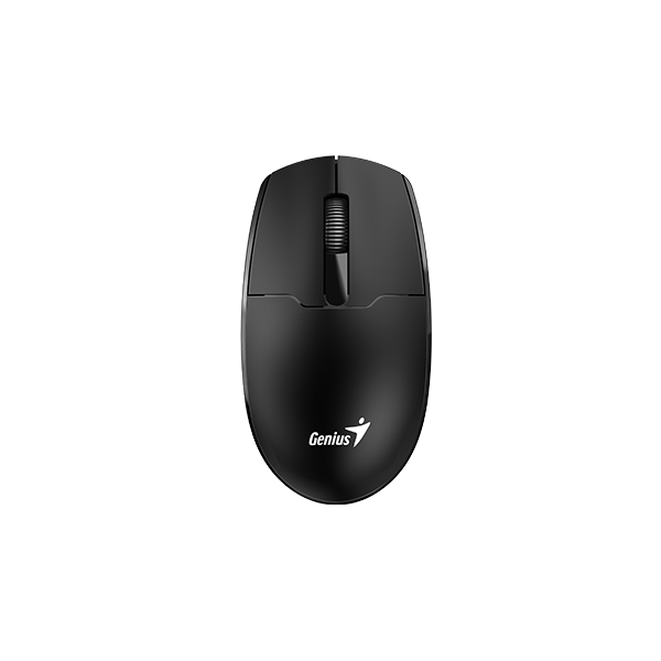 Chuột không dây Genius NX-7000SE màu đen - USB, nhỏ gọn, thuận cả 2 tay, phù hợp PC/Laptop, Hàng chính hãng, Bảo hành 1 năm