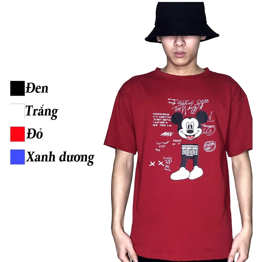 Áo thun unisex phông tay lỡ Minzu nam nữ form rộng oversize chất liệu cotton khô