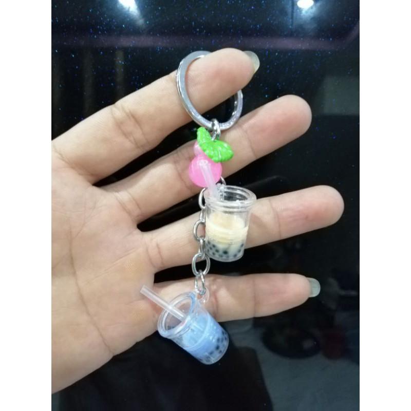 MÓC KHÓA LY TRÀ SỮA DỄ THƯƠNG