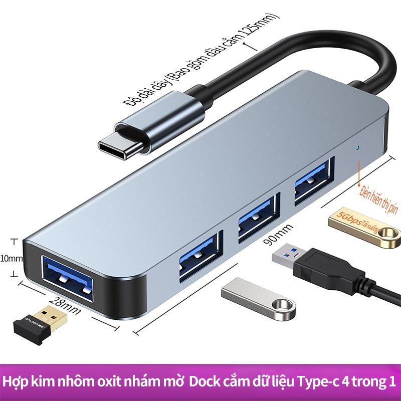 Thiết bị kết nối đa cổng cắm hub 4 trong 1 thích hợp cho Apple Macbook USB 4KHDMI Cổng kết nối đa năng Truyền tốc độ cao