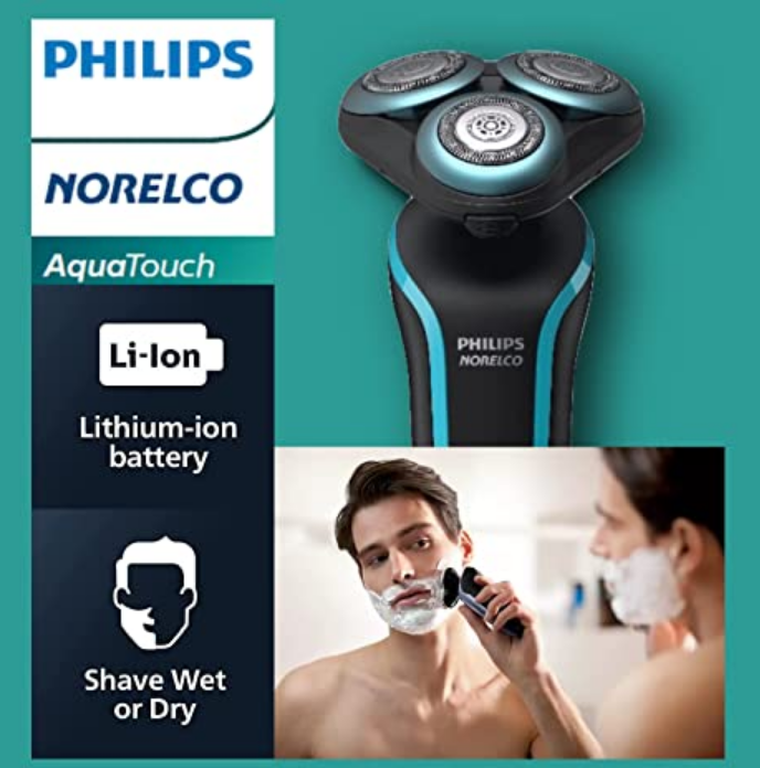 Máy cạo râu Philips Norelco AquaTouch Wet &amp; Dry Electric Shaver S5767/87, Series 5000 | Bảo Hành 2 năm