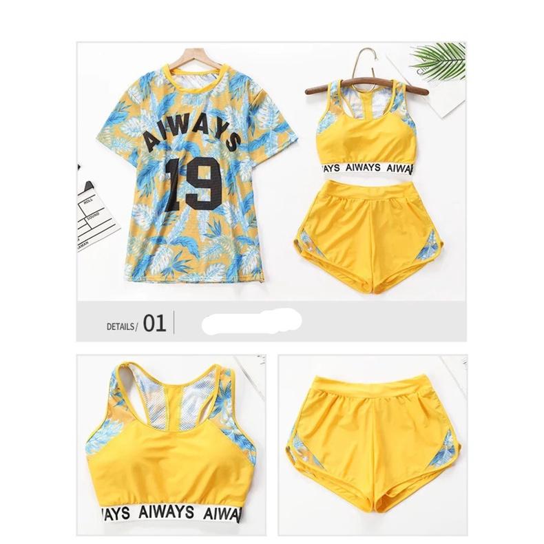 Bikini đồ bơi hai mảnh kèm áo chùm cao cấp