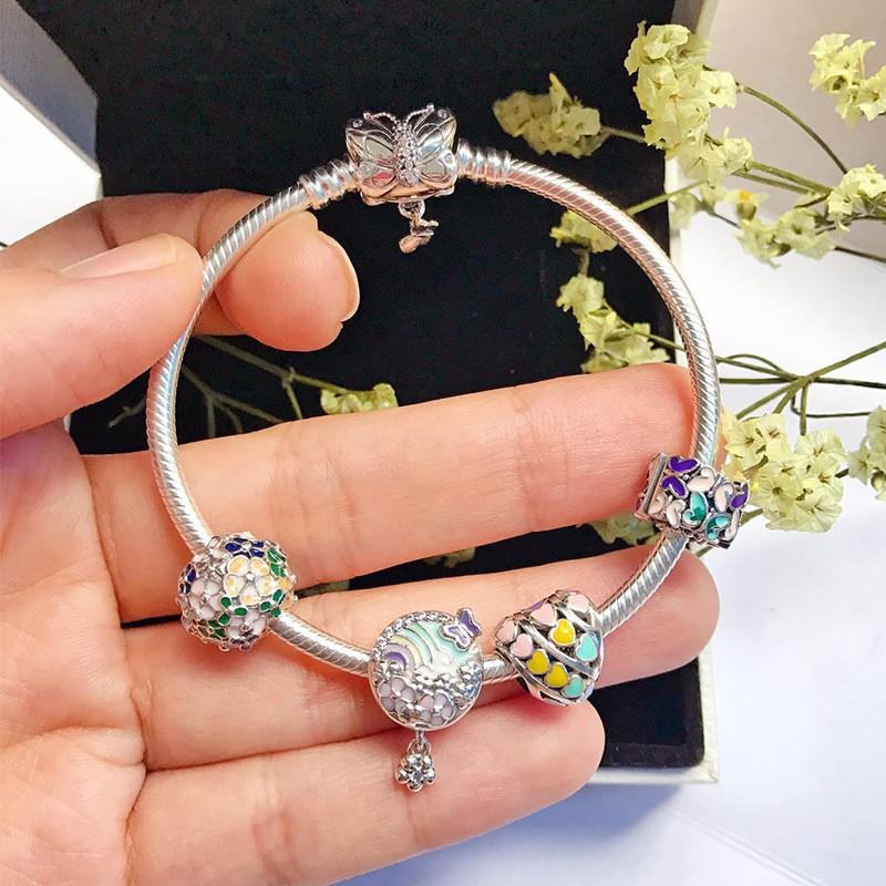 Vòng Bạc S925 ALE Cao Cấp - Vòng Charm Bạc Chuẩn S925 - Mã sản phẩm VONGBAC_DN046