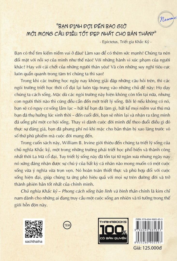 Chủ nghĩa khắc kỷ – Phong cách sống bãn lĩnh và bình thản