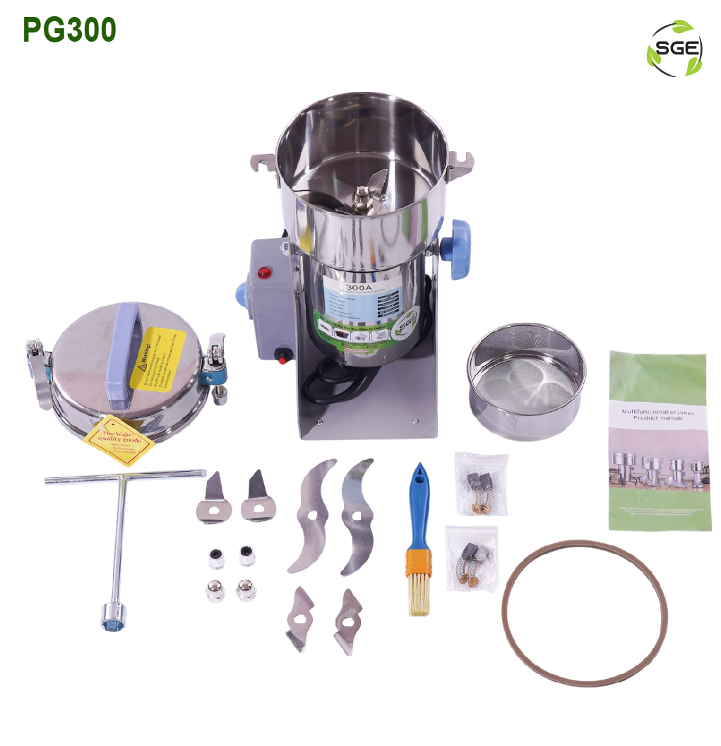 Máy xay bột mịn PG300. Xay liên tục mạnh mẽ hàng đầu Việt Nam. Hàng chính hãng Thái Lan chất lượng cao.