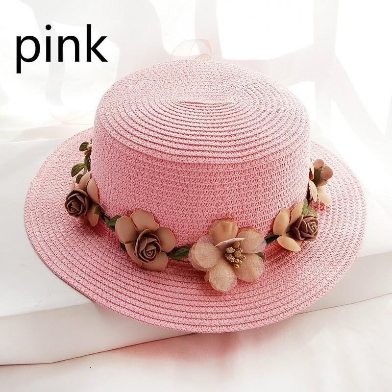 Ladies Hat Summer Outdoor Travel Beach Sun Hat Foldable Color Straw Hat Hiking Hat Fashion Trend Student Bucket Hat