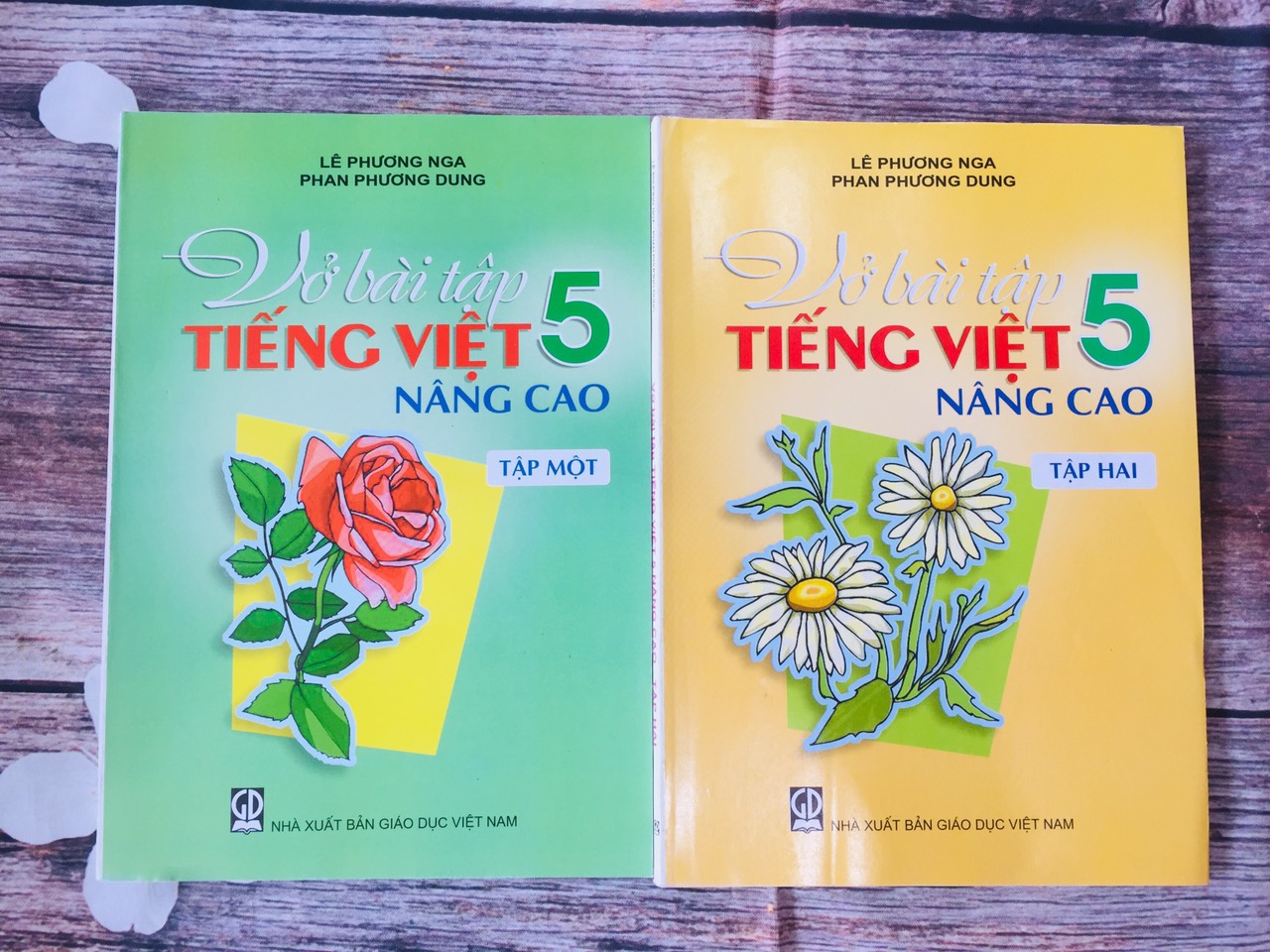 Combo Vở bài tập Tiếng Việt 5 nâng cao - Tập 1+2