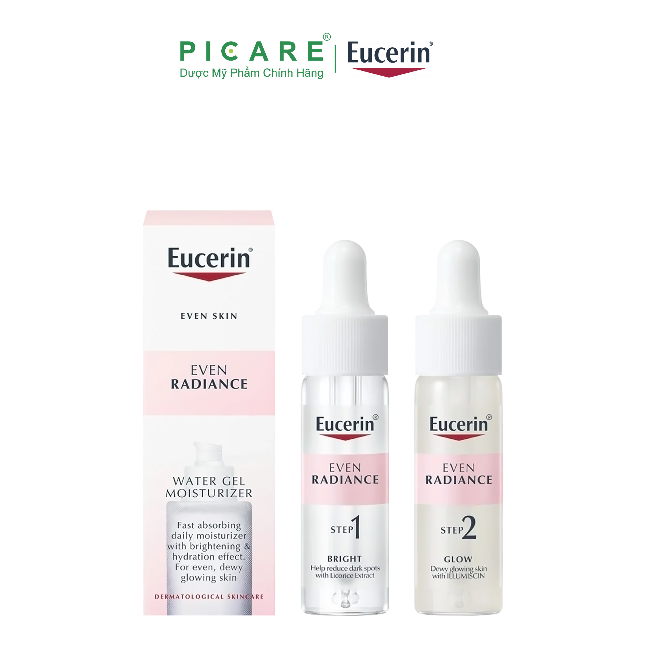 Tinh Chất Dưỡng Sáng Eucerin Even Radiance Duo Ampoules