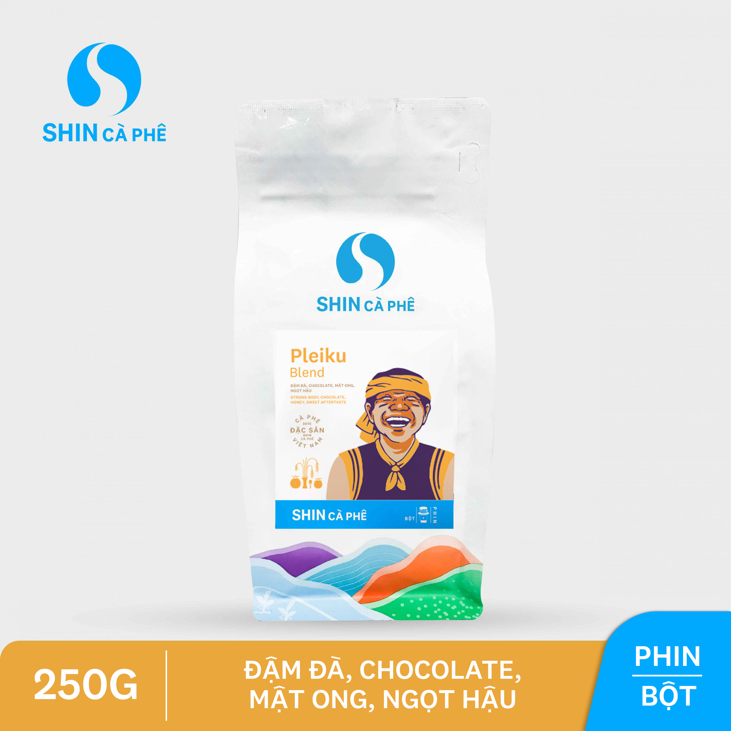 SHIN Cà phê - Pleiku Blend phin 250 gram
