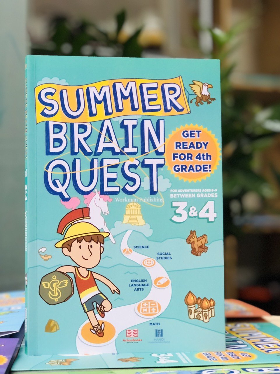 Sách - summer brain quest grade 3&4 - Sách cho trẻ  8 - 9 tuổi 