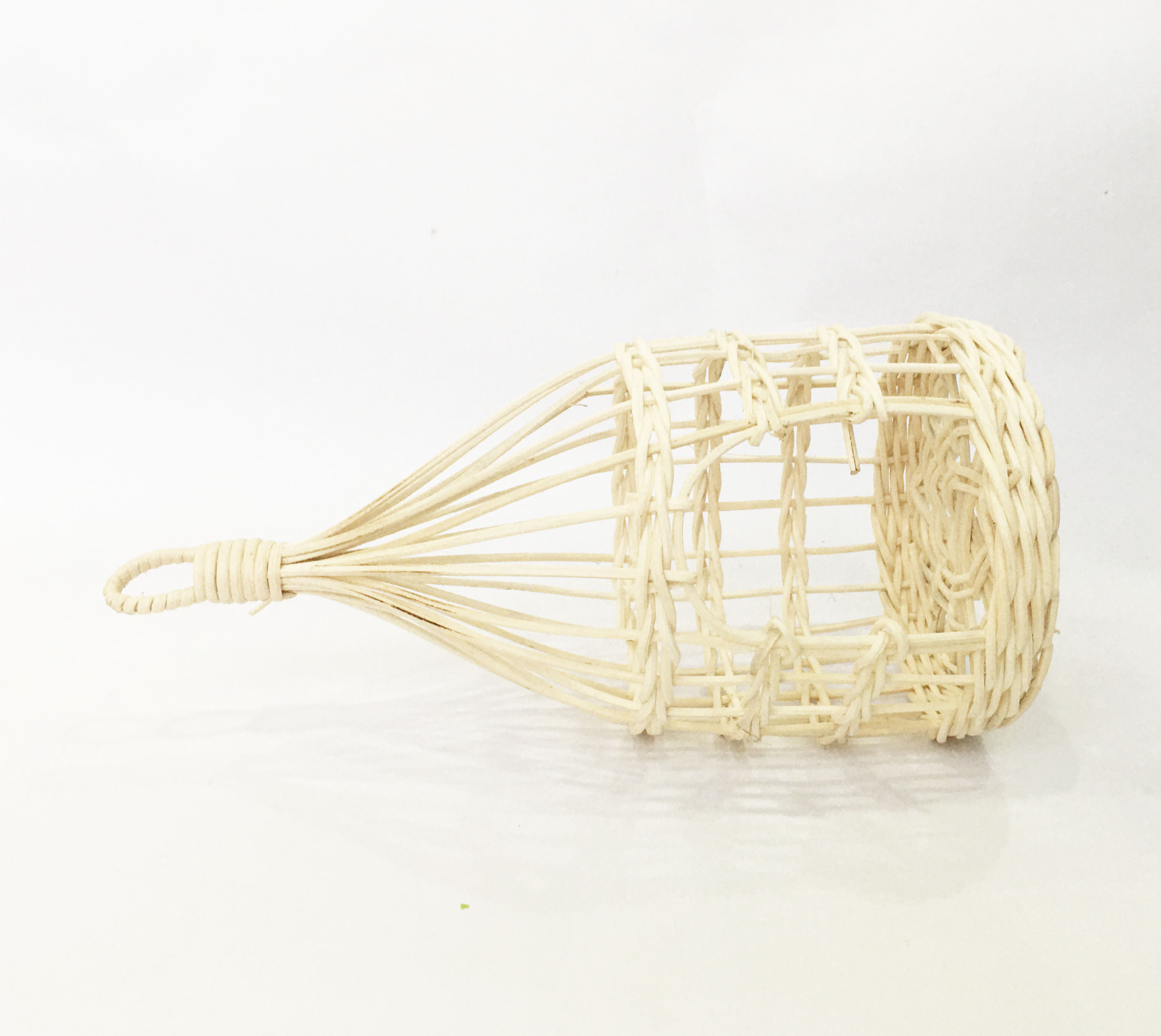 Lồng chim bằng mây tự nhiên vintage - cắm hoa / trang trí tiệc / đựng đồ đa năng handmade