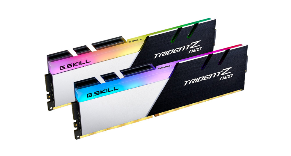 Bộ 2 thanh RAM G.Skill TRIDENT Z Neo - 16GB (8GBx2) DDR4 3600GHz F4-3600C18D-16GTZN Tản Led RGB - Hàng chính hãng