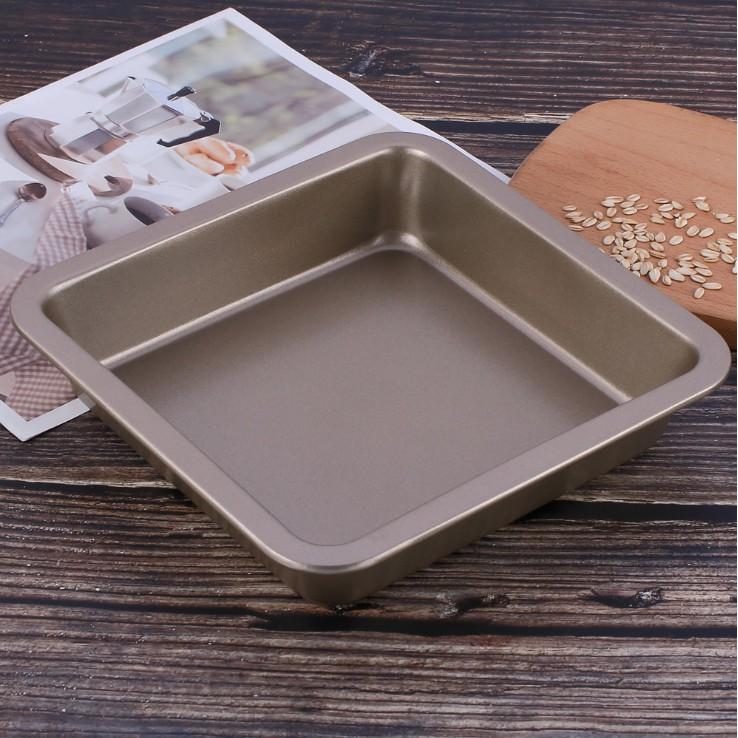 Khuôn nướng bánh chống dính thep carbon hình vuông