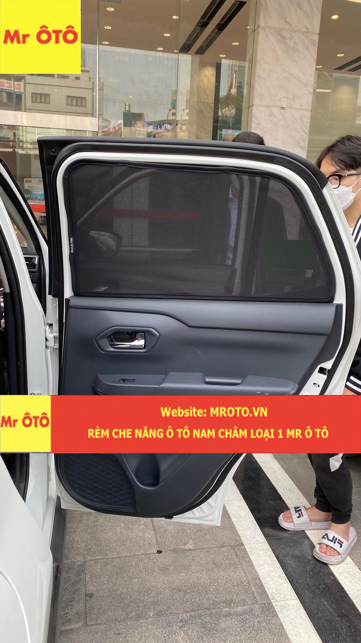 Rèm Che Nắng Xe Toyota Raize Hàng Loại 1 Chuẩn From, Dày Dặn