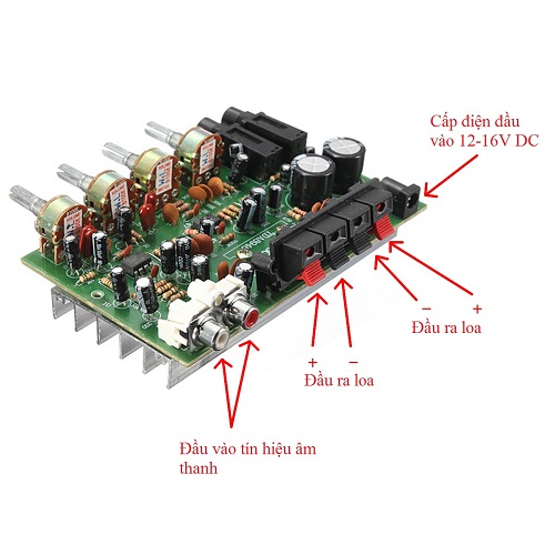 MẠCH KHUẾCH ĐẠI MICRO KARAOKE DX0809-TDA8946- 80W