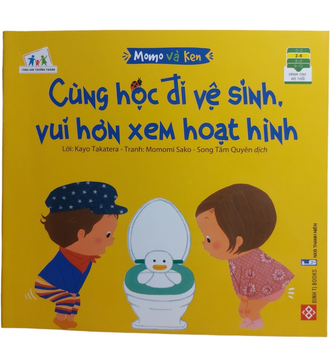 Momo và Ken - Cùng học đi vệ sinh, vui hơn xem hoạt hình