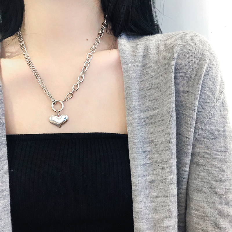 Vòng cổ dây chuyền nam nữ titan thép cá tính hot trend