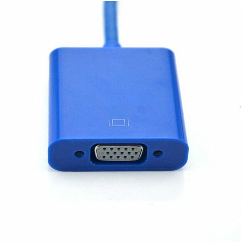 Cáp Chuyển Đổi USB 3.0 Sang VGA 1080P Cho Máy Tính Windows 7 8 10 Nhiều Màu Sắc