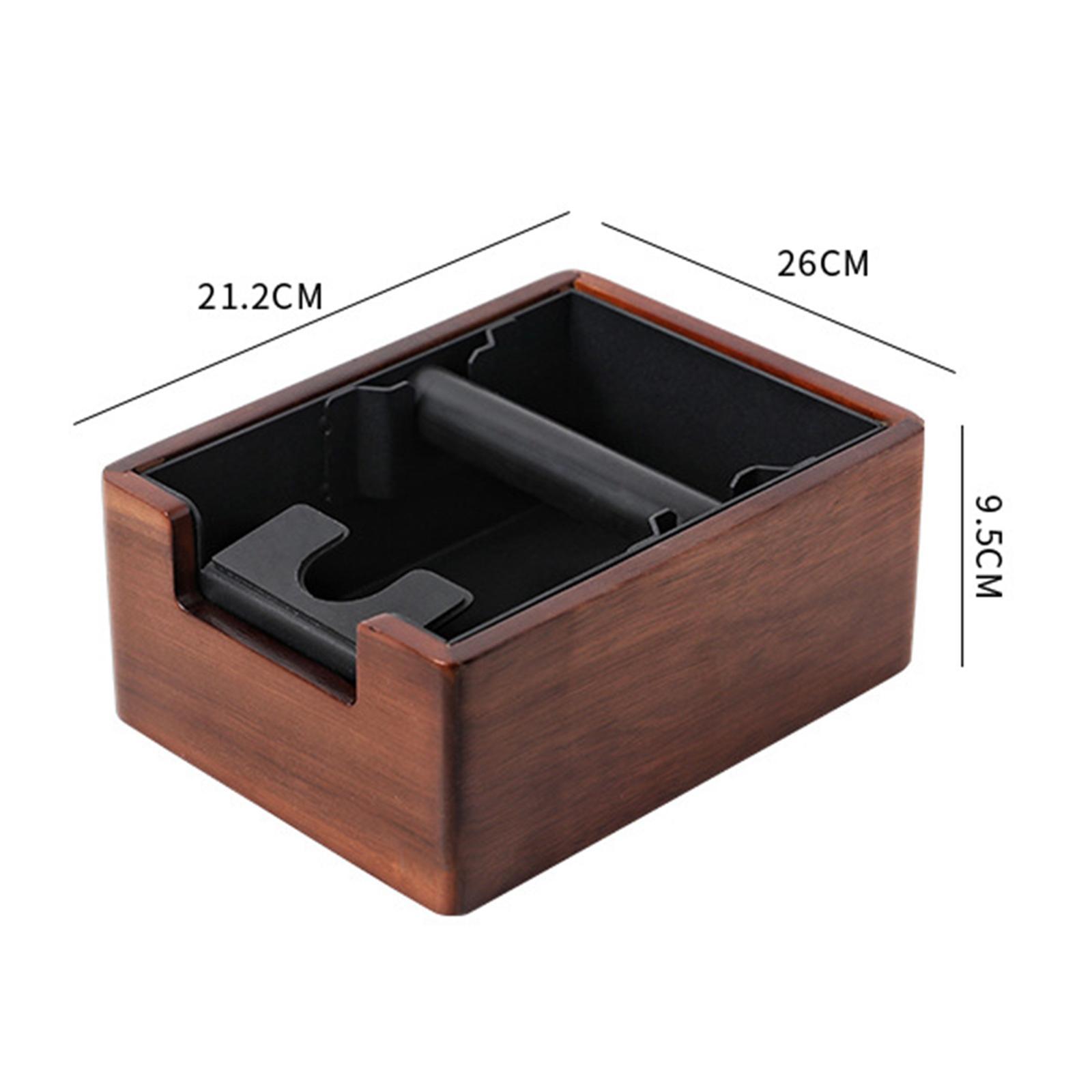 Wooden Residue Box for Coffee Trash Bin for Espresso Machine Accessories