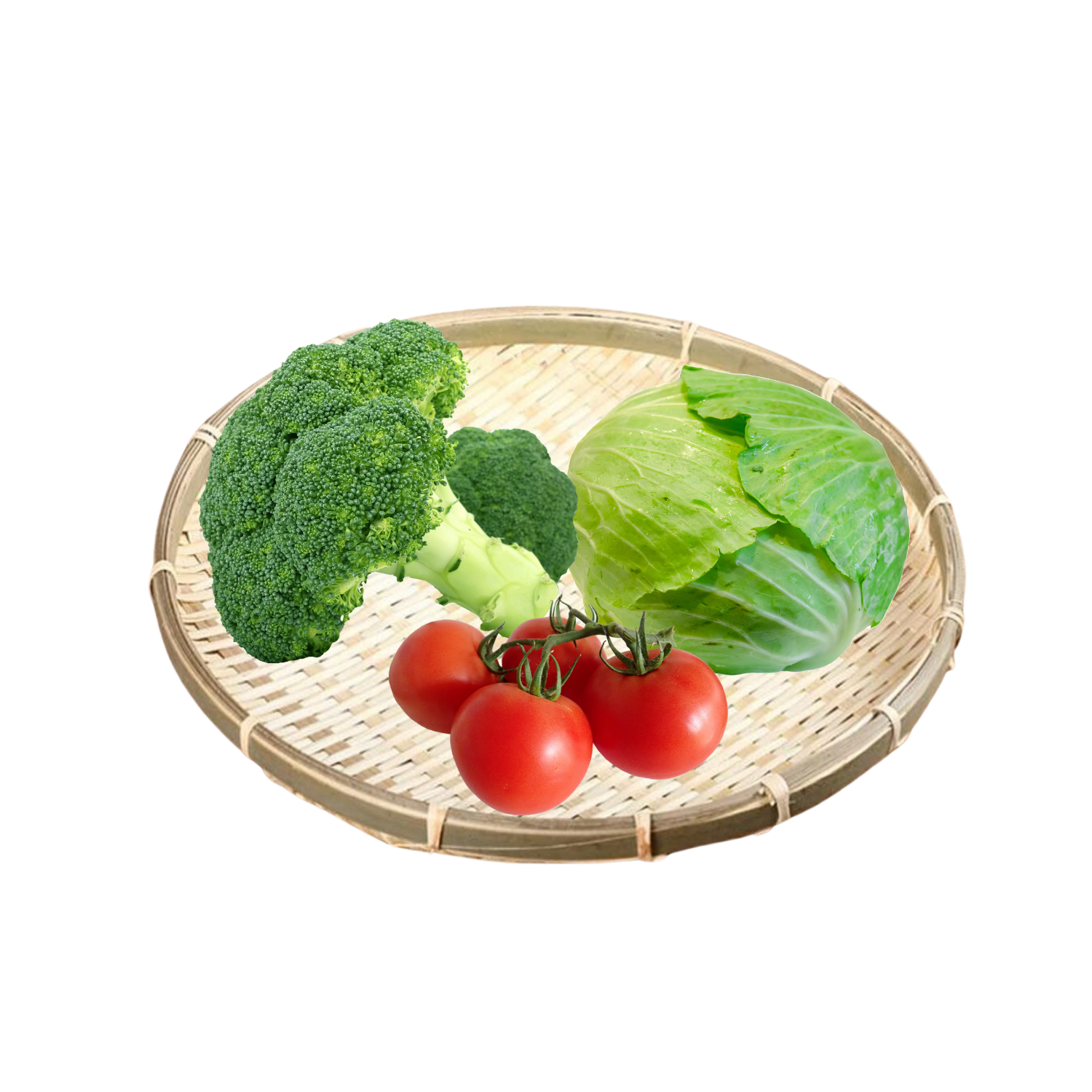 Bộ mẹt tre đan tròn